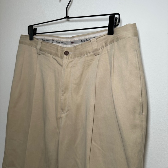 Tommy Bahama Shorts Men's Size 36 Khaki Silk Vintage Resort Vacation Beach - Picture 3 of 6